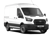 Car Hire Ashton-under-Lyne - White Ford Transit Medium Wheel Base - Van hire Ashton-under-lyne